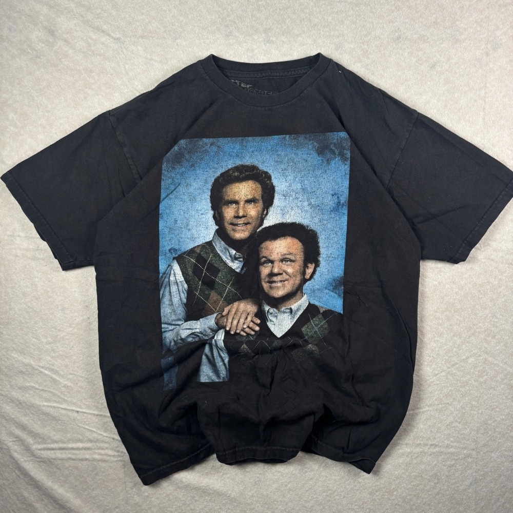Black Step Brothers Graphic T-Shirt – Size M